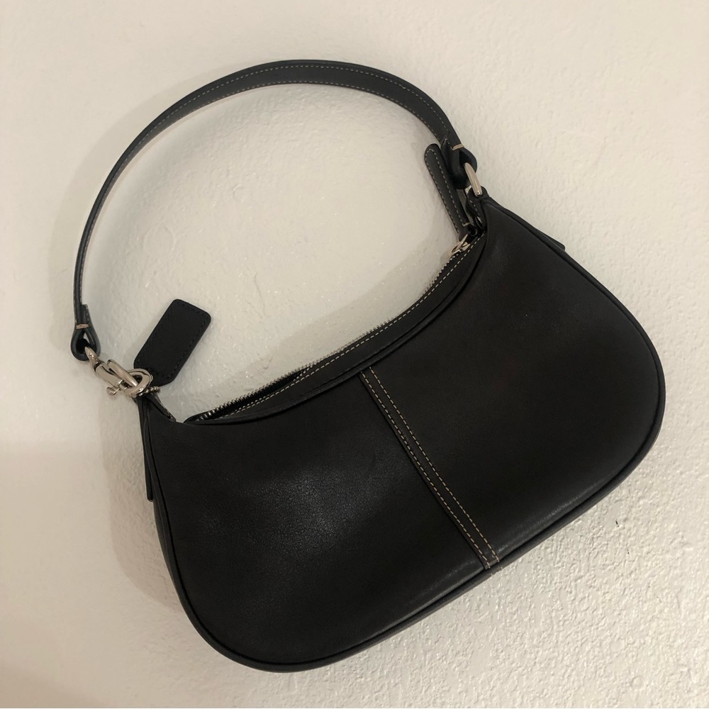 Coach Vintage Smooth Leather Zip Top Demi AUTHENTIC handbag